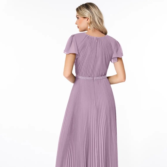 Azazie Kara Bridesmaids dress, color: Wisteria; size: A18 - Picture 3 of 4